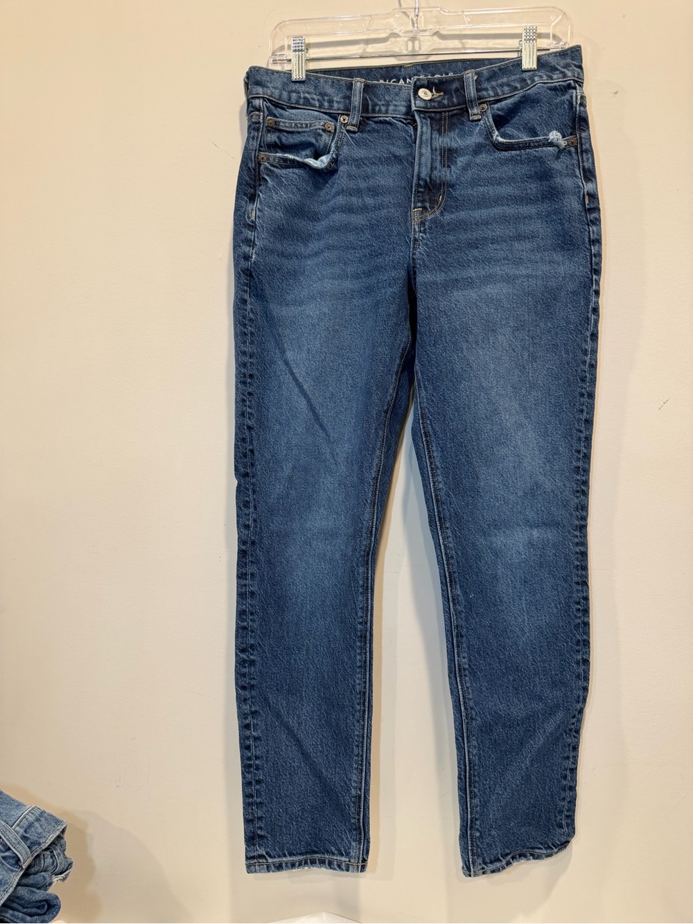 American Eagle Outfitters Women's 90s Skinny Stretch Straight Leg Jeans 8 short